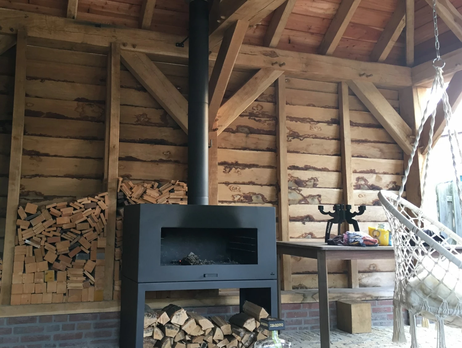 Tuinhaard Enok Zwart Staand - Afbeelding 2