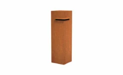 Cortenstaal Brievenbus Ivar 35 X 35 X 120 Cm
