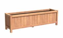 Plantenbak Hardhout 200x50x60 Cm Valencia Adezz