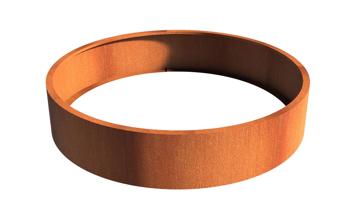 Plantenbak Cortenstaal Rond 200x40 Cm Adezz Zonder Bodem