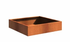 Plantenbak Cortenstaal 140x140x40 Cm Adezz