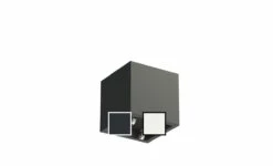 Polyester Plantenbak Met Wielen 50x50x50 Cm Adezz