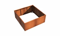 Plantenbak Cortenstaal 200x200x80 Cm Zonder Bodem