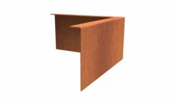 Borderrand Cortenstaal 3 Mm Hoek Gezet Buiten 30x30x20 Cm