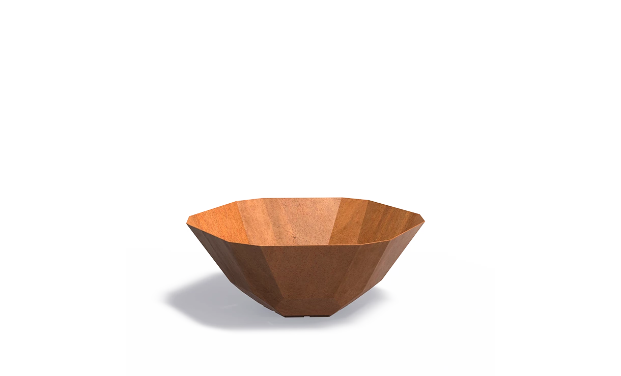 Plantenbak Cortenstaal Facet 120 X 50 Cm Adezz