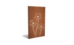 Tuinpaneel Corten Paardenbloem CPN5