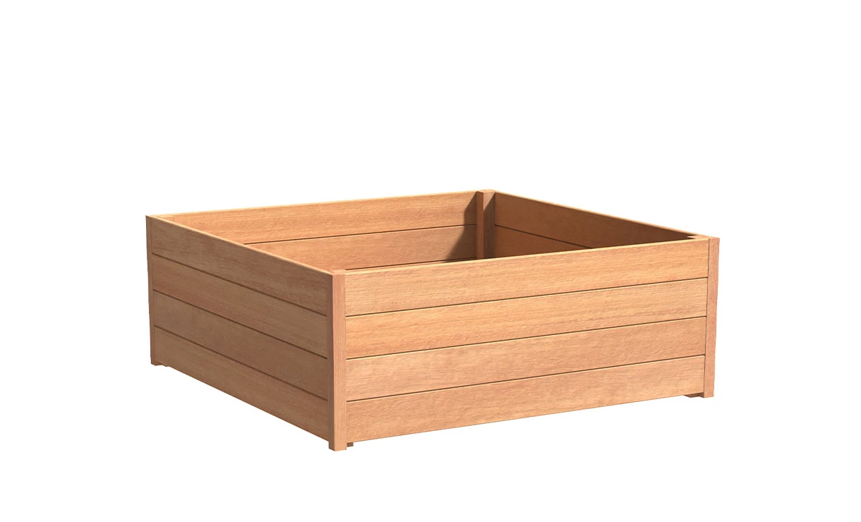 Plantenbak Hardhout 120x120x57 Cm Carrez Adezz