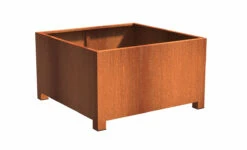 Plantenbak Cortenstaal Op Poten 140x140x80 Cm Adezz