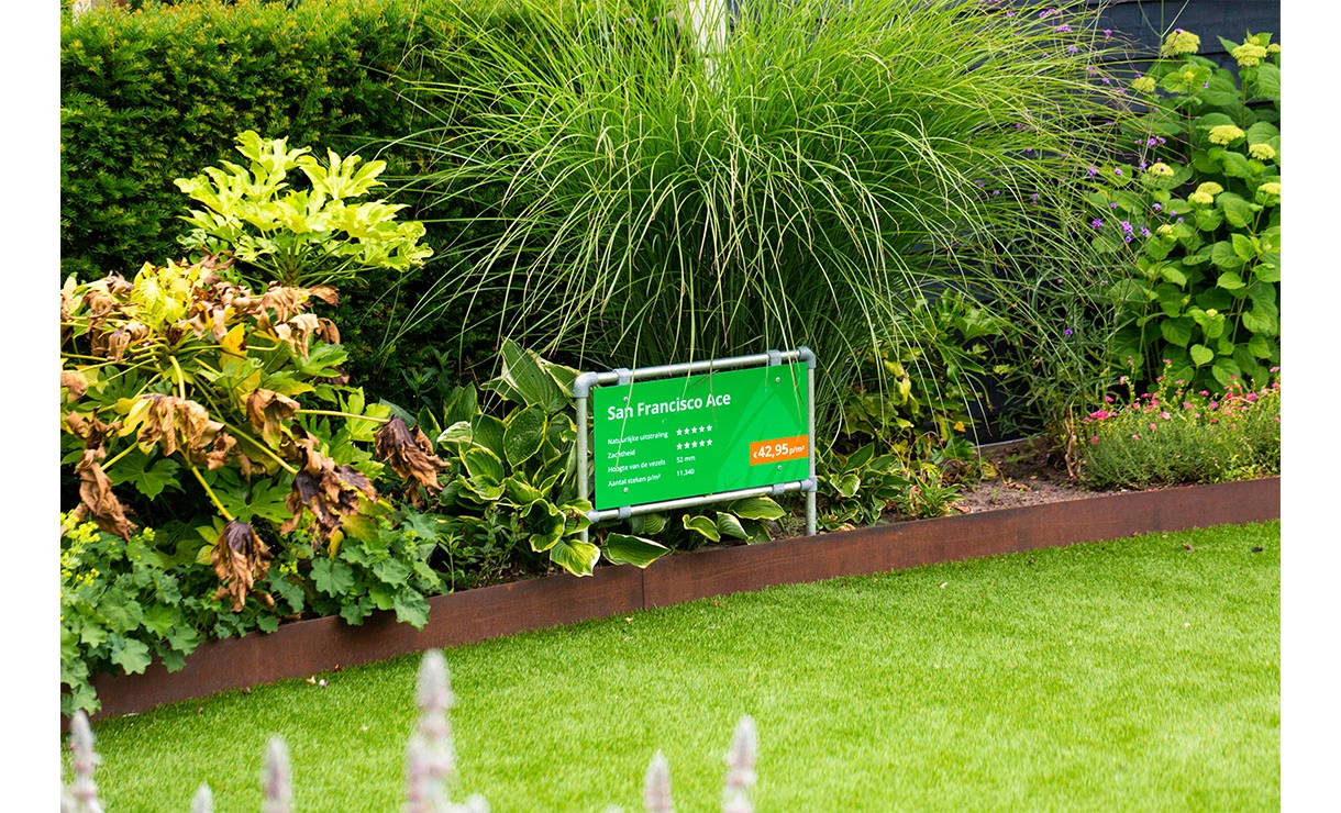 Borderrand Cortenstaal 2 Mm Hoek Recht Binnen 30x30x20 Cm - Afbeelding 6