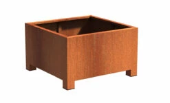 Plantenbak Cortenstaal Op Poten 100x100x60 Cm Adezz