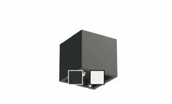 Polyester Plantenbak Met Wielen 60x60x60 Cm Adezz