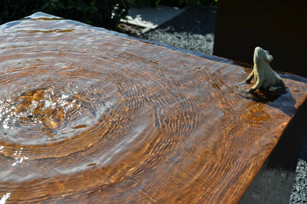 Cortenstaal Watertafel - 500 X 100 X 40 Cm - Afbeelding 6