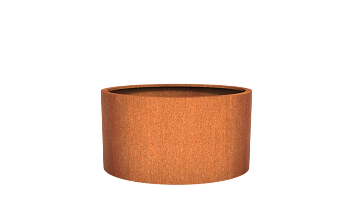 Plantenbak Cortenstaal Rond 120x80 Cm Adezz