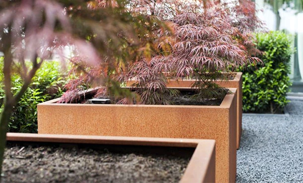 Plantenbak Cortenstaal 80x40x80 Cm Adezz - Afbeelding 2