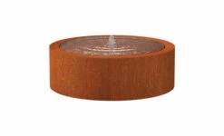 Cortenstaal Watertafel Rond - 120 X 40 Cm