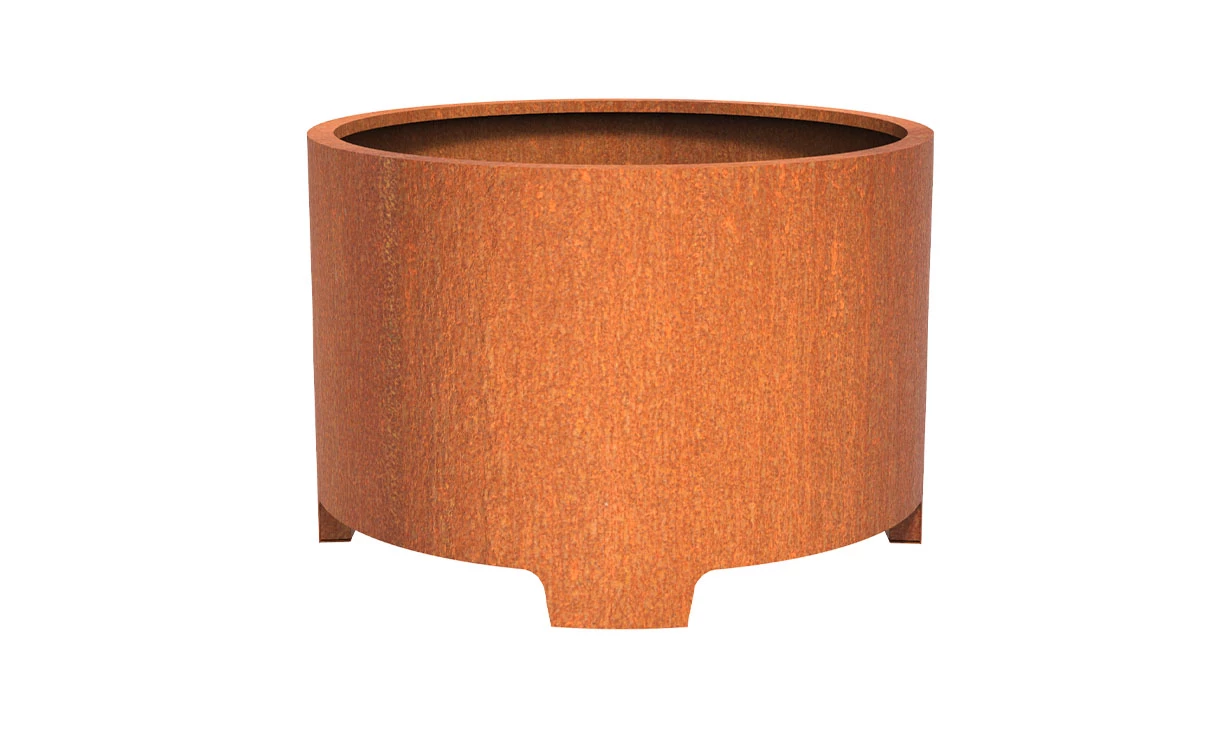 Plantenbak Cortenstaal Rond 120x80 Cm Adezz Op Poten
