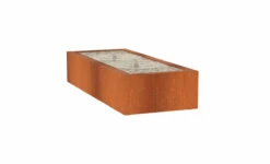 Cortenstaal Watertafel - 200 X 80 X 40 Cm