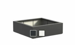 Polyester Plantenbak 120x120x40 Cm Adezz