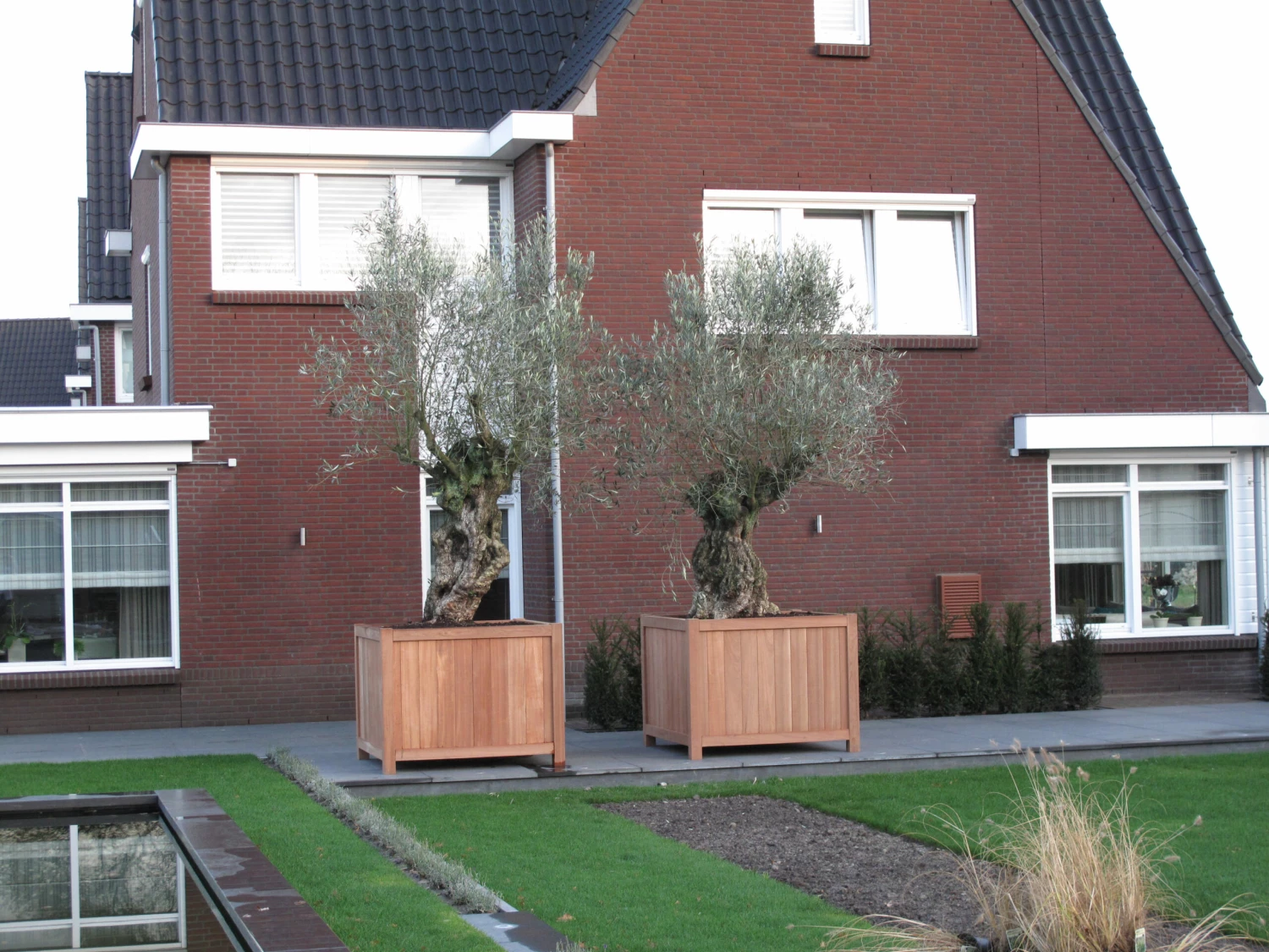 Plantenbak Hardhout 120x120x60 Cm Valencia Adezz - Afbeelding 2