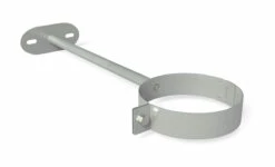 Kachelpijp Muurbeugel RVS Ø154 Mm