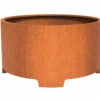 Plantenbak Cortenstaal Rond 150x80 Cm Adezz Op Poten