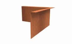 Borderrand Cortenstaal 2 Mm Hoek Gezet Binnen 30x30x29 Cm