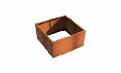 Plantenbak Cortenstaal 140x140x80 Cm Zonder Bodem