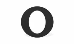 Roset Zwart Staal Ovaal Ø 200 Mm