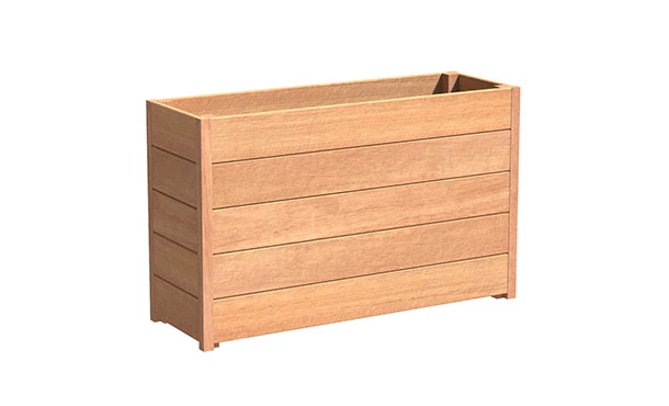 Plantenbak Hardhout 120x40x71 Cm Carrez Adezz