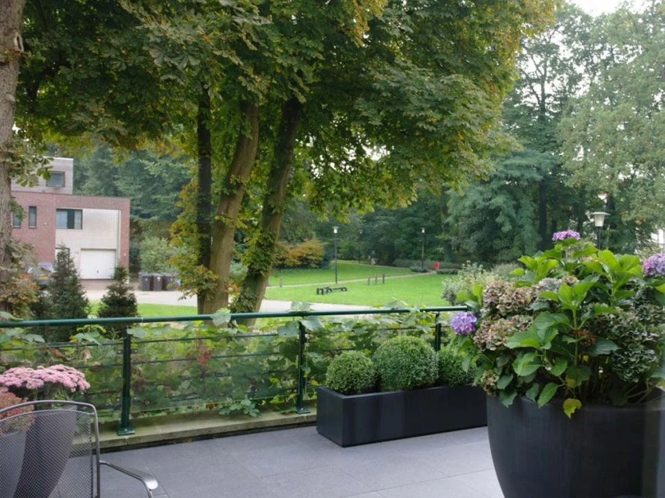 Polyester Plantenbak Met Wielen 120x50x60 Cm Adezz - Afbeelding 4