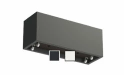 Polyester Plantenbak Met Wielen 150x50x60 Cm Adezz