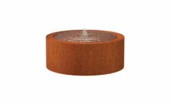 Cortenstaal Watertafel Rond - 100 X 40 Cm