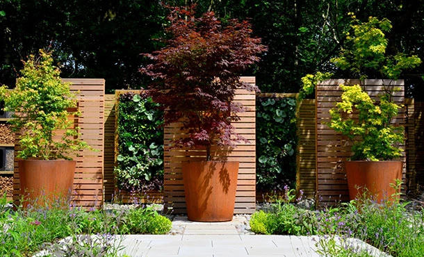 Plantenbak Cortenstaal Conic 150x80 Cm Adezz Op Poten - Afbeelding 2