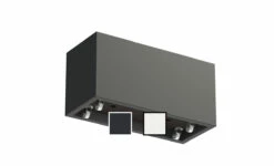 Polyester Plantenbak Met Wielen 120x50x50 Cm Adezz