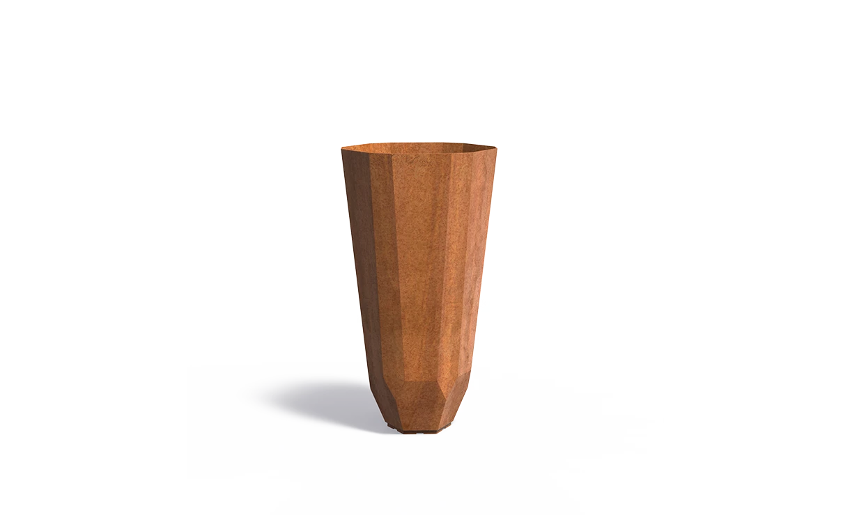 Plantenbak Cortenstaal Facet 60 X 120 Cm Adezz