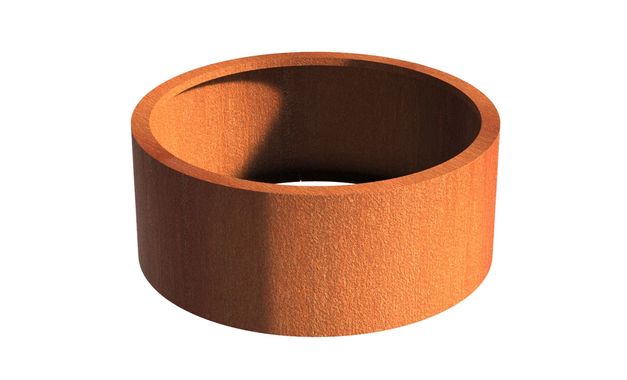 Plantenbak Cortenstaal Rond 100x40 Cm Adezz Zonder Bodem