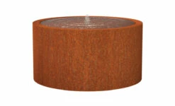Cortenstaal Watertafel Rond - 145 X 75 Cm