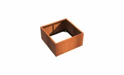 Plantenbak Cortenstaal 120x120x60 Cm Zonder Bodem