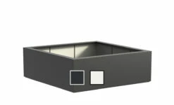 Polyester Plantenbak 140x140x60 Cm Adezz