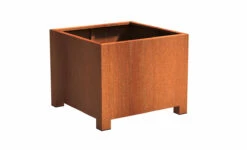 Plantenbak Cortenstaal Op Poten 100x100x80 Cm Carrez Adezz