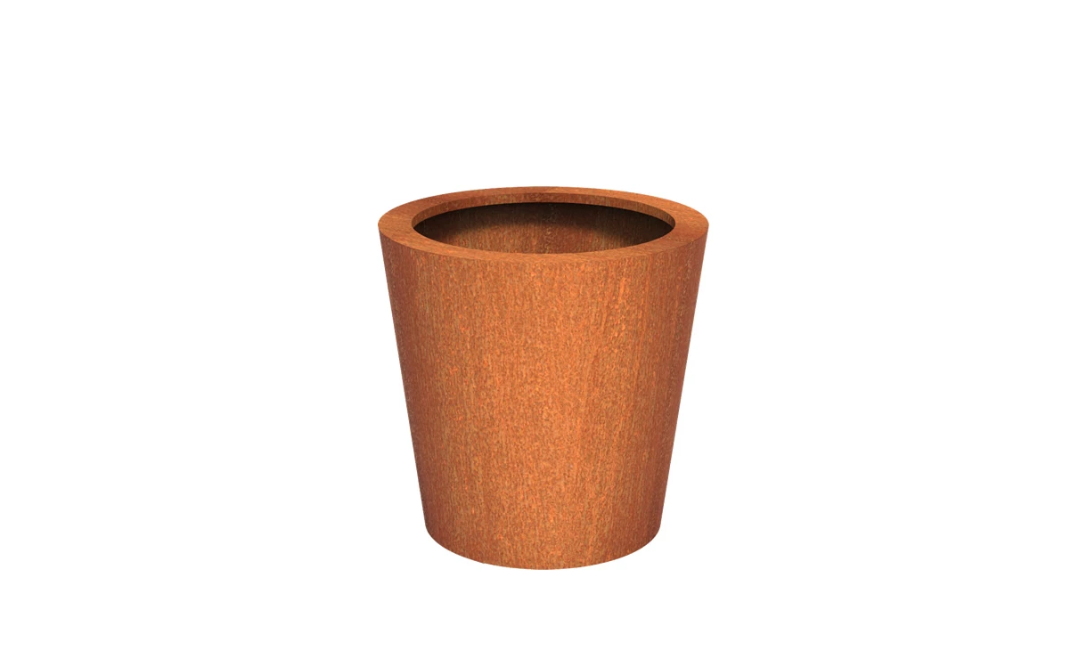 Plantenbak Cortenstaal Conic 80x100 Cm Adezz